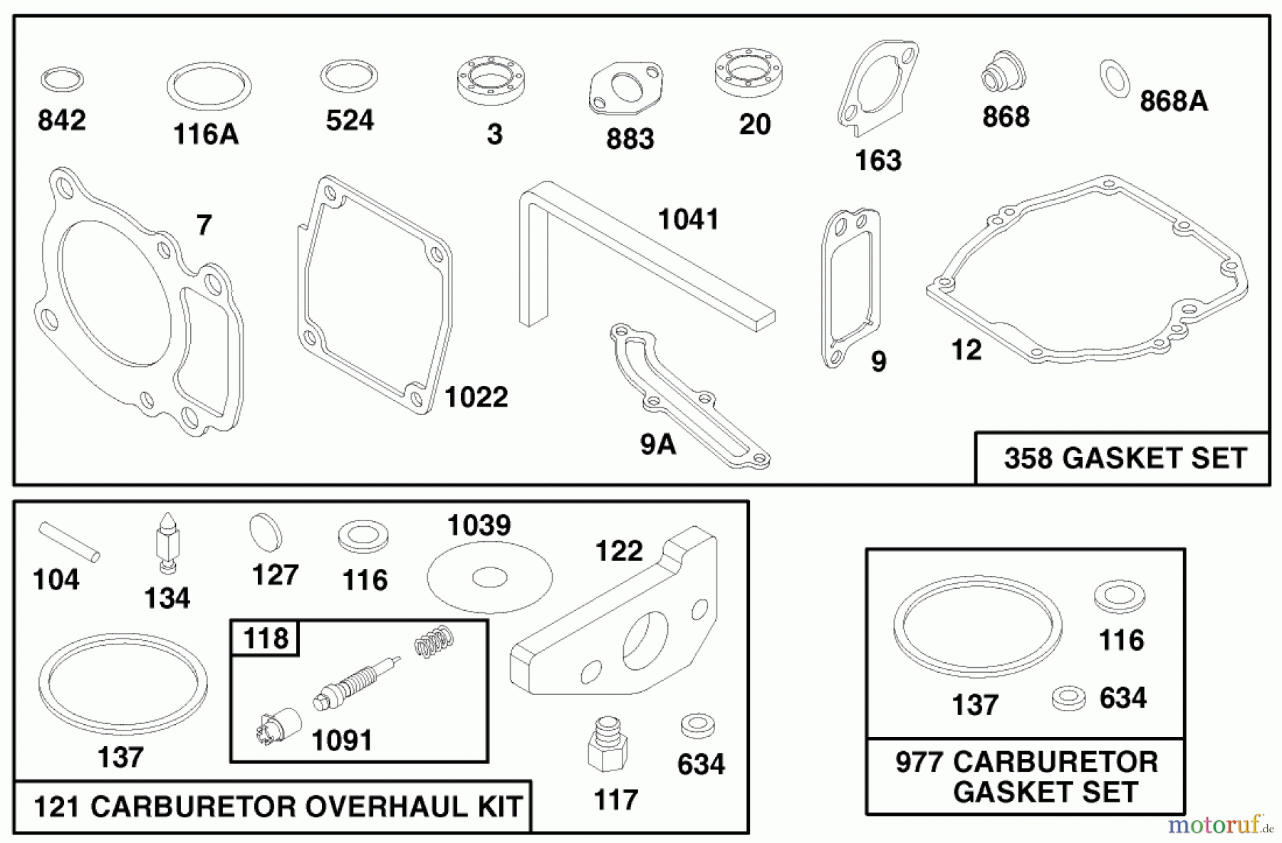  Toro Neu Mowers, Walk-Behind Seite 1 20476 - Toro Lawnmower, 1996 (6900001-6999999) ENGINE GTS 150 (MODEL NO. 20476 ONLY) #10