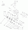 Toro 20475 - Lawnmower, 1996 (6900001-6999999) Ersatzteile GEAR CASE ASSEMBLY