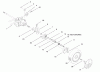 Toro 20478 - Super Recycler Lawnmower, 1997 (7900001-7999999) Ersatzteile REAR AXLE ASSEMBLY