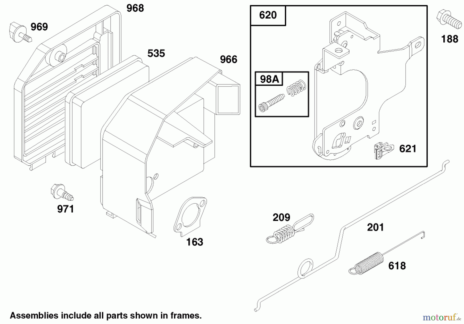  Toro Neu Mowers, Walk-Behind Seite 1 20481 - Toro Super Recycler Lawn Mower, 1997 (7900001-7999999) ENGINE GTS 150 #4