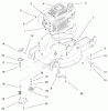 Toro 20482 - Super Recycler Mower, 1997 (790000001-799999999) Ersatzteile ENGINE ASSEMBLY