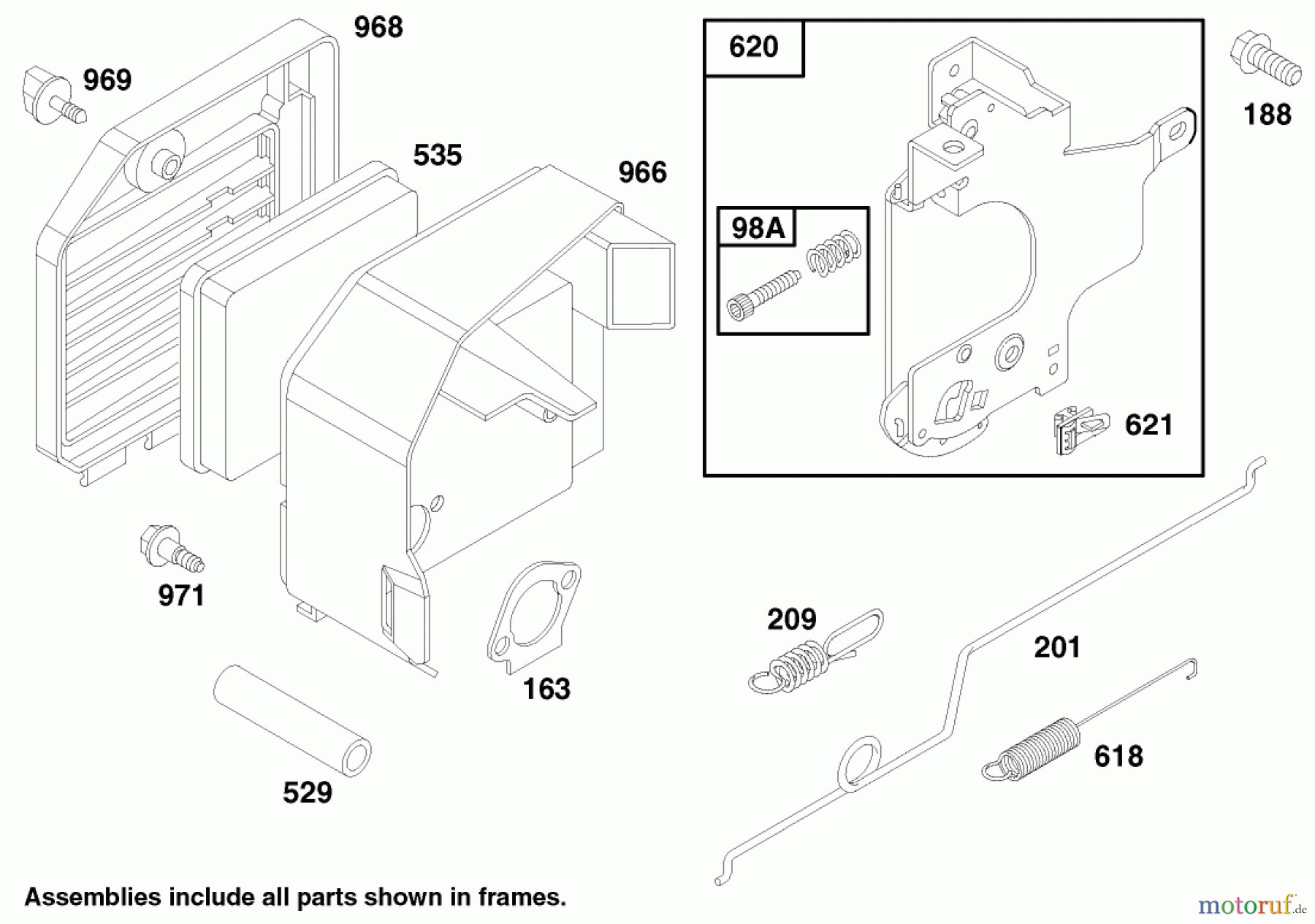  Toro Neu Mowers, Walk-Behind Seite 1 20482 - Toro Super Recycler Mower, 1997 (790000001-799999999) ENGINE GTS 150 (MODEL NO 20482 ONLY)