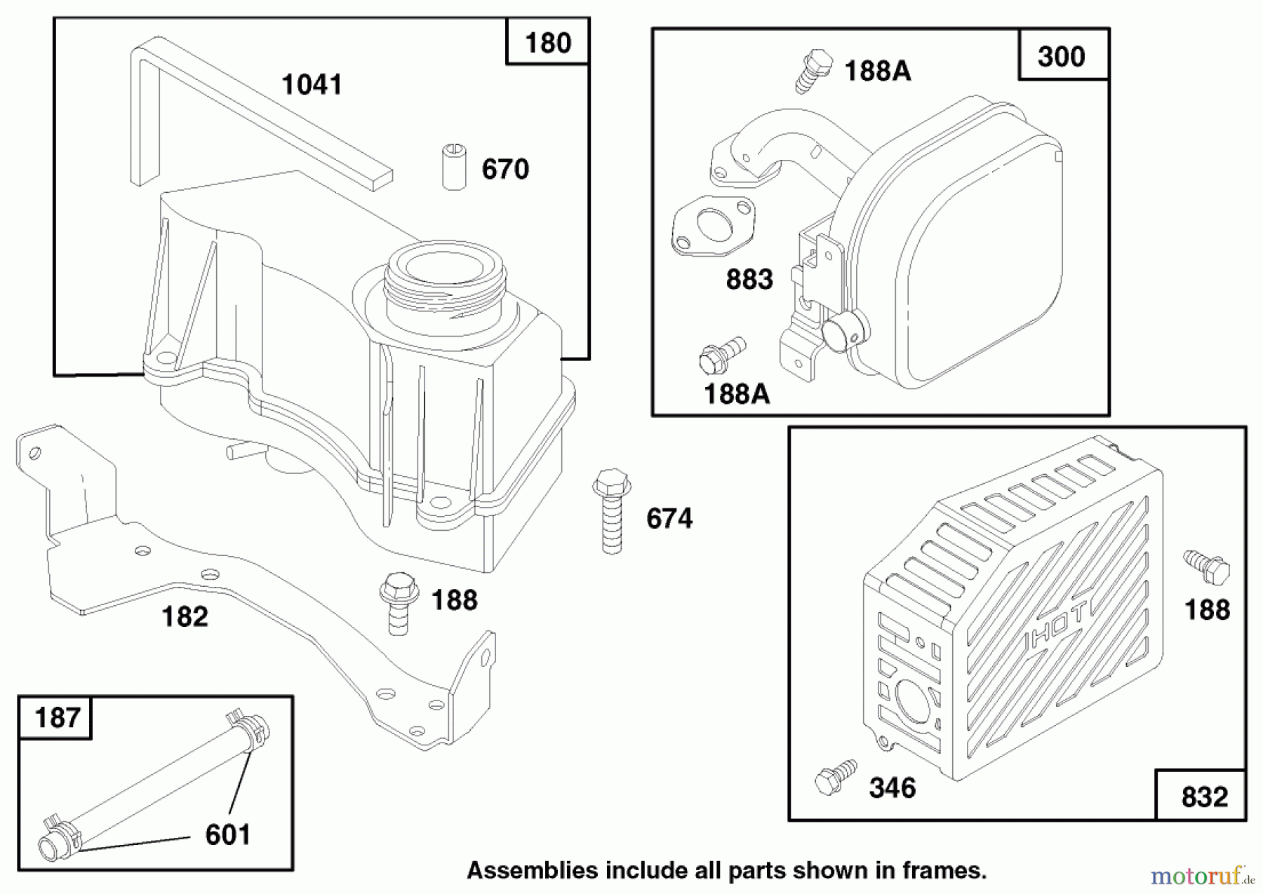  Toro Neu Mowers, Walk-Behind Seite 1 20482 - Toro Super Recycler Mower, 1997 (790000001-799999999) ENGINE GTS 150 (MODEL NO. 20482 ONLY) #6