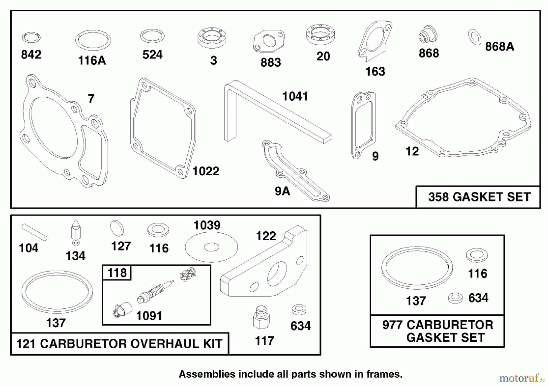 Toro Neu Mowers, Walk-Behind Seite 1 20482 - Toro Super Recycler Mower, 1997 (790000001-799999999) ENGINE GTS 150 (MODEL NO. 20482 ONLY) #7