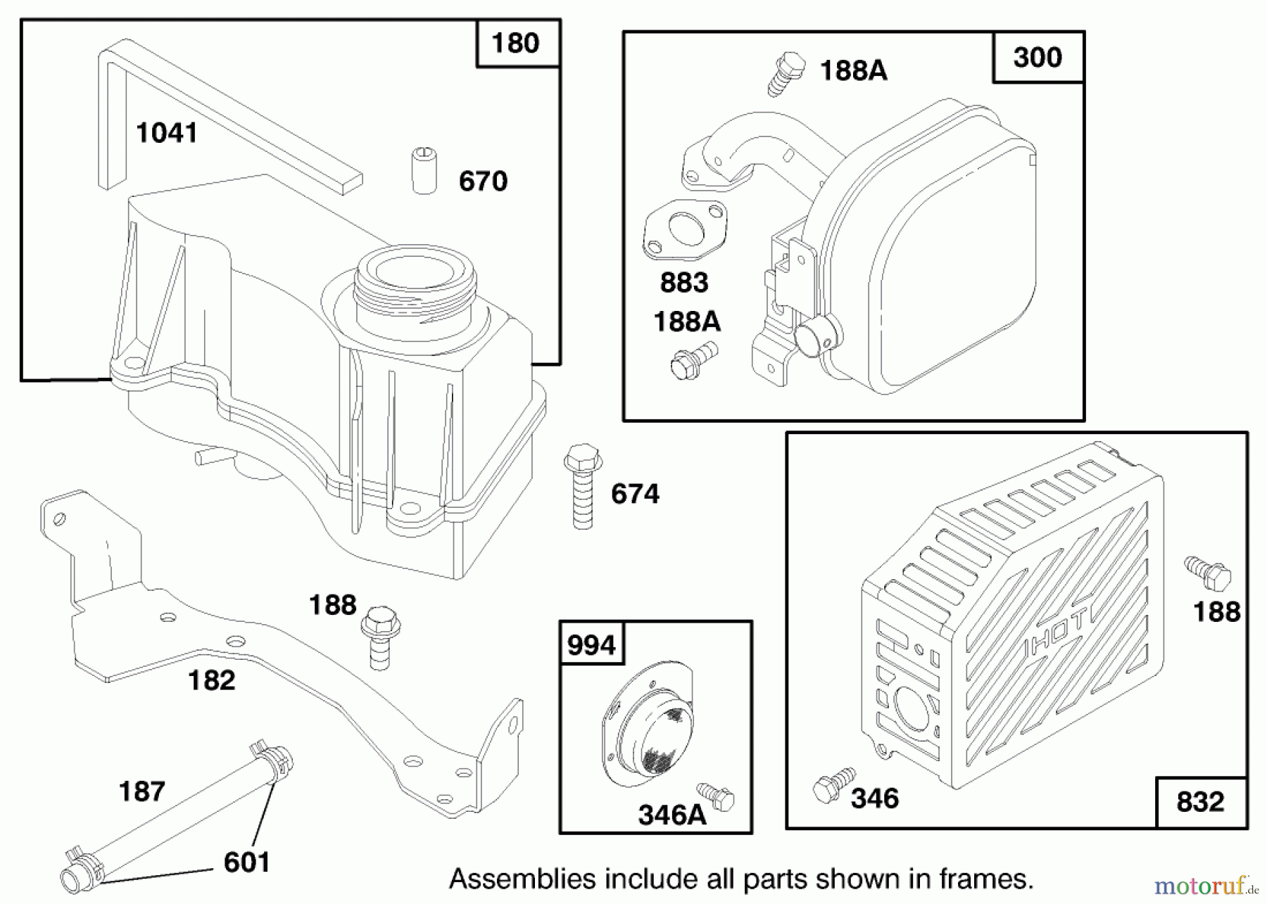  Toro Neu Mowers, Walk-Behind Seite 1 20482 - Toro Super Recycler Mower, 1997 (790000001-799999999) ENGINE GTS 150 (MODEL NO. 20483 ONLY) #5