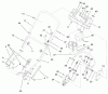 Toro 20482 - Super Recycler Mower, 1997 (790000001-799999999) Ersatzteile HANDLE ASSEMBLY (MODEL NO. 20483 ONLY)