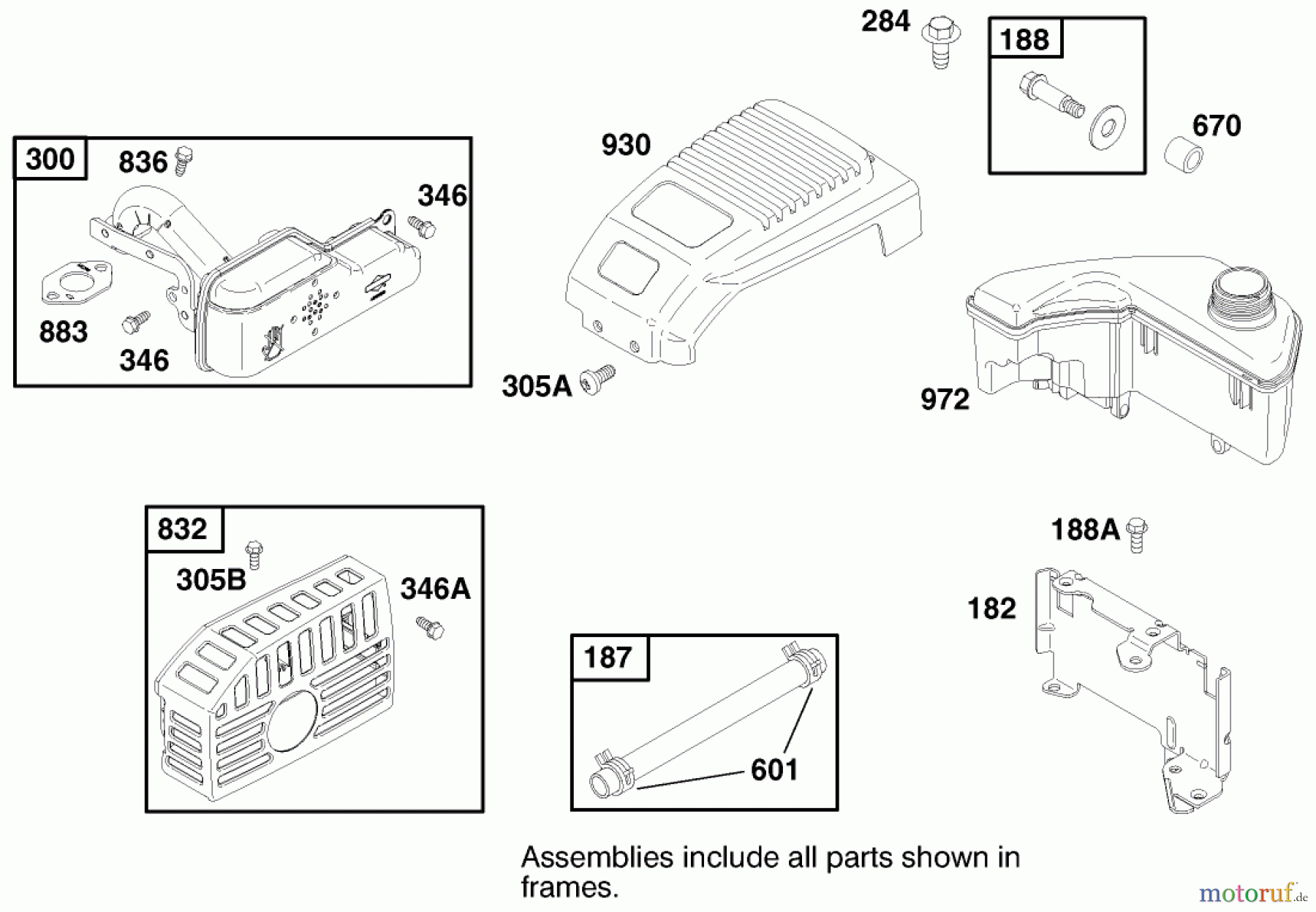 Toro Neu Mowers, Walk-Behind Seite 1 20487 (SR-21OSBB) - Toro Super Recycler Mower, SR-21OSBB, 1998 (8900001-8999999) ENGINE GTS-200 #6