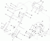 Toro 20487 (SR-21OSBB) - Super Recycler Mower, SR-21OSBB, 1998 (8900001-8999999) Ersatzteile HANDLE ASSEMBLY