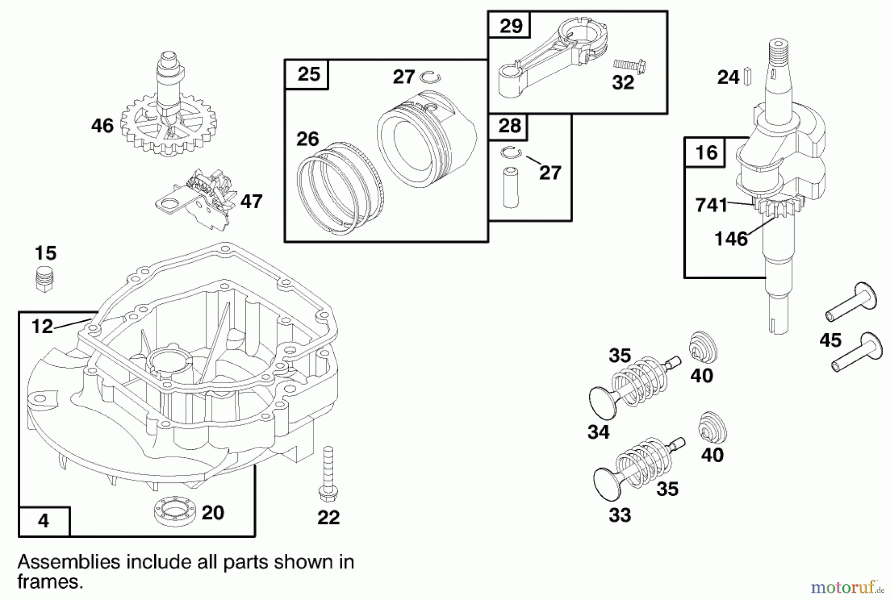  Toro Neu Mowers, Walk-Behind Seite 1 20489 (V-21S) - Toro Vacu-Power Mower, V-21S, 1998 (8900001-8999999) ENGINE BRIGGS & STRATTON MODEL 12H802-1758-E1 #2