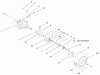 Toro 20495 (SR-21SE) - Super Recycler Mower, SR-21SE, 1998 (8900001-8999999) Ersatzteile REAR AXLE ASSEMBLY