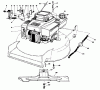 Toro 20526 - Lawnmower, 1987 (7000001-7999999) Ersatzteile ENGINE ASSEMBLY (MODEL NO. VMG6) #1