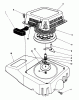 Toro 20526C - Lawnmower, 1987 (7000001-7999999) Ersatzteile RECOIL ASSEMBLY (MODEL NO. VMG6)