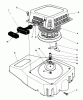 Toro 20526C - Lawnmower, 1989 (9000001-9999999) Ersatzteile RECOIL ASSEMBLY (MODEL NO. VMG6)
