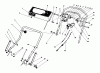 Toro 20532 - Lawnmower, 1989 (9000001-9999999) Ersatzteile HANDLE AND TRACTION CONTROL ASSEMBLY