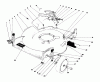 Toro 20532 - Lawnmower, 1989 (9000001-9999999) Ersatzteile HOUSING ASSEMBLY (USED ON SER. NOS. 9001532 THRU 9004072)