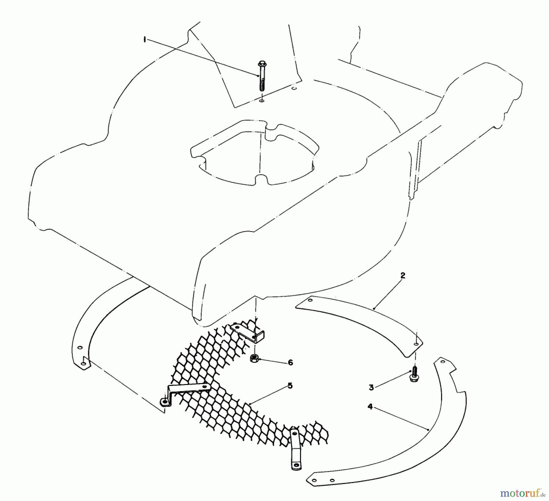  Toro Neu Mowers, Walk-Behind Seite 1 20560 - Toro Lawnmower, 1983 (3000001-3999999) LEAF SHREDDER KIT NO. 59101 (OPTIONAL)