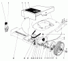 Toro 20673 - Lawnmower, 1977 (7000001-7999999) Ersatzteile FRONT WHEEL AND PIVOT ARM ASSEMBLY