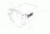 Toro 20563 - Lawnmower, 1991 (1000001-1999999) Ersatzteile GRASS BAG ASSEMBLY NO. 11-0159