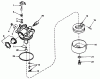 Toro 20574 - Lawnmower, 1986 (6000001-6999999) Ersatzteile CARBURETOR NO. 632050A