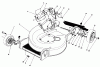 Toro 20574 - Lawnmower, 1986 (6000001-6999999) Ersatzteile HOUSING ASSEMBLY