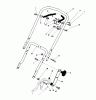 Toro 20574 - Lawnmower, 1988 (8000001-8999999) Ersatzteile HANDLE ASSEMBLY