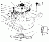 Toro 20574 - Lawnmower, 1989 (9000001-9999999) Ersatzteile ENGINE ASSEMBLY