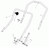 Toro 20581 - Lawnmower, 1983 (3000001-3999999) Ersatzteile HANDLE ASSEMBLY