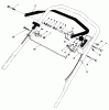 Toro 20581 - Lawnmower, 1983 (3000001-3999999) Ersatzteile TRACTION CONTROL ASSEMBLY