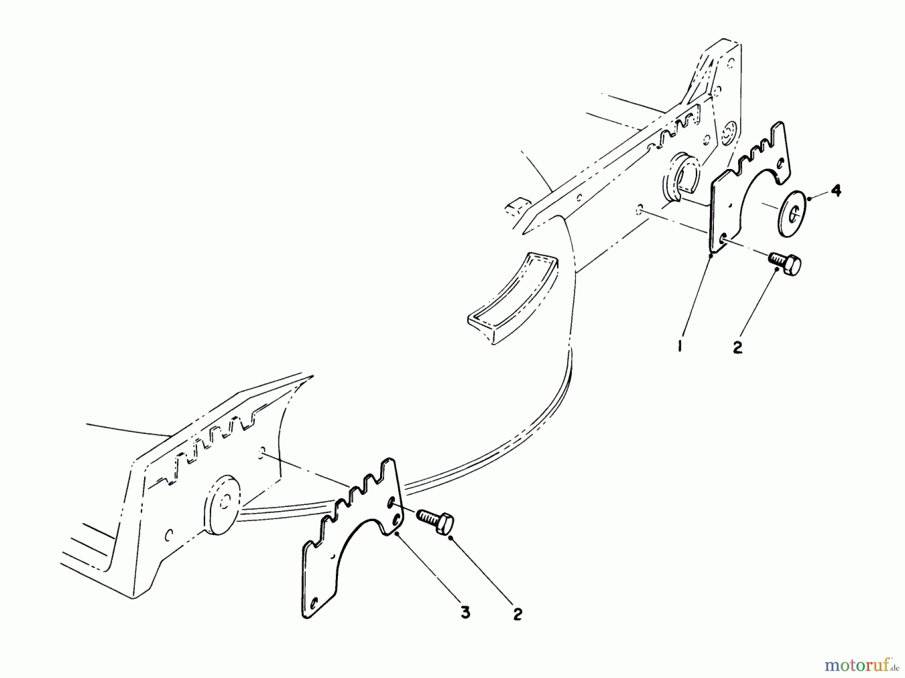  Toro Neu Mowers, Walk-Behind Seite 1 20581C - Toro Lawnmower, 1988 (8000001-8999999) WEAR PLATE KIT NO. 49-4080 (OPTIONAL)
