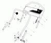 Toro 20584 - Lawnmower, 1987 (7000001-7999999) Ersatzteile HANDLE ASSEMBLY (USED ON UNITS WITH SERIAL NO. 7000101-7002011)