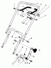 Toro 20586 - Lawnmower, 1986 (6000001-6999999) Ersatzteile HANDLE ASSEMBLY