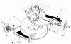 Toro 20586 - Lawnmower, 1986 (6000001-6999999) Ersatzteile HOUSING ASSEMBLY