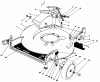 Toro 20588 - Lawnmower, 1986 (6000001-6999999) Ersatzteile HOUSING ASSEMBLY