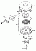 Toro 20588 - Lawnmower, 1987 (7000001-7999999) Ersatzteile REWIND STARTER NO. 590420A (USED ON UNITS WITH SERIAL NO. 7000001-7004102)