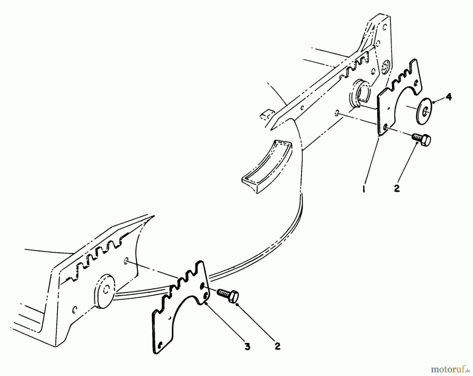  Toro Neu Mowers, Walk-Behind Seite 1 20588 - Toro Lawnmower, 1987 (7000001-7999999) WEAR PLATE KIT MODEL NO. 49-4080 (OPTIONAL)