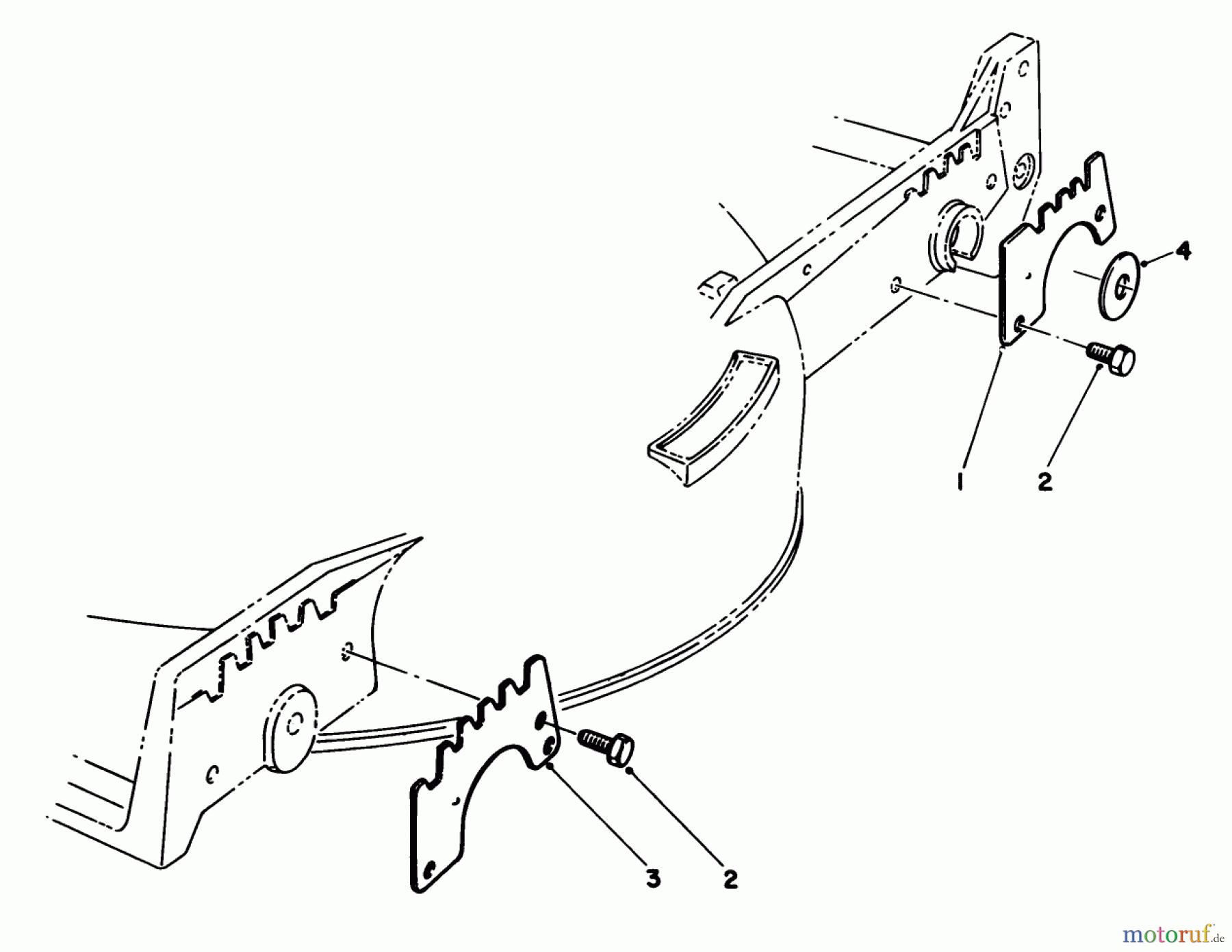  Toro Neu Mowers, Walk-Behind Seite 1 20588 - Toro Lawnmower, 1988 (8000001-8999999) WEAR PLATE KIT MODEL NO. 49-4080 (OPTIONAL)