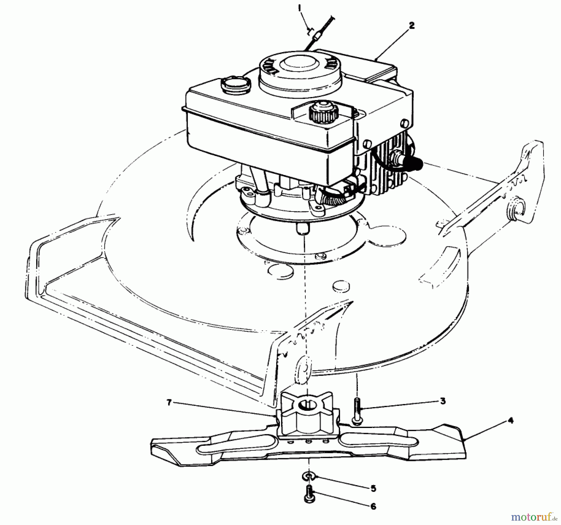  Toro Neu Mowers, Walk-Behind Seite 1 20588C - Toro Lawnmower, 1989 (9000001-9999999) ENGINE ASSEMBLY