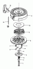 Toro 20588C - Lawnmower, 1989 (9000001-9999999) Ersatzteile REWIND STARTER N0. 590621