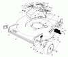 Toro 20610 - Lawnmower, 1983 (3000001-3999999) Ersatzteile HOUSING ASSEMBLY