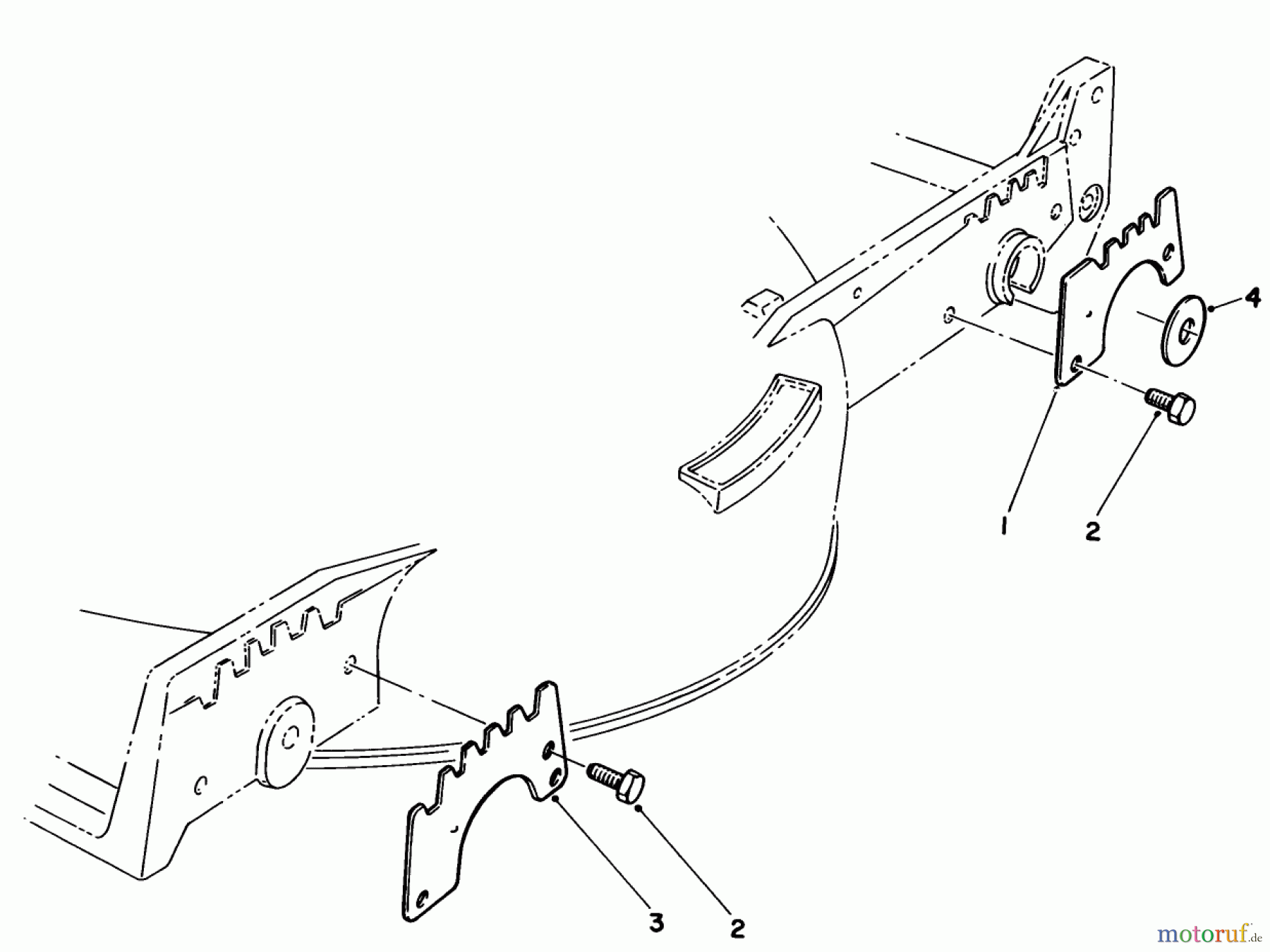  Toro Neu Mowers, Walk-Behind Seite 1 20610 - Toro Lawnmower, 1984 (4000001-4999999) WEAR PLATE KIT NO. 49-4080 (OPTIONAL)