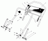 Toro 20622 - Lawnmower, 1986 (6000001-6999999) Ersatzteile HANDLE ASSEMBLY