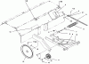 Toro 79271 - 36" Tiller, 260 Series Lawn and Garden Tractors, 1996 (6900001-6999999) Listas de piezas de repuesto y dibujos HITCH, DRIVE & IDLER PULLEYS