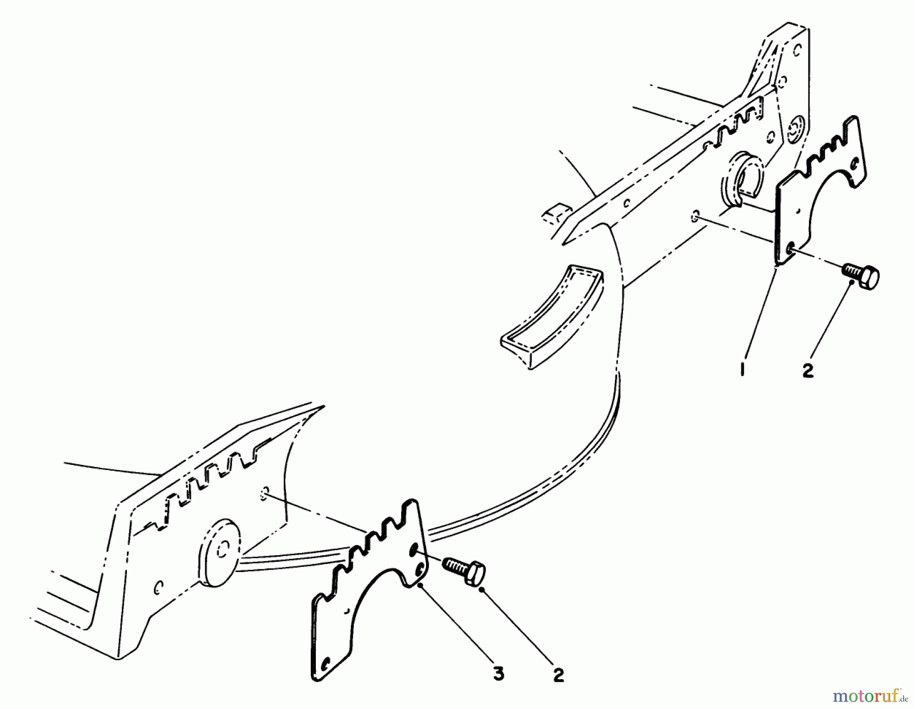  Toro Neu Mowers, Walk-Behind Seite 1 20622 - Toro Lawnmower, 1986 (6000001-6999999) WEAR PLATE KIT NO. 49-4080 (OPTIONAL)
