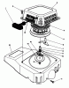 Toro 20622 - Lawnmower, 1987 (7000001-7999999) Ersatzteile RECOIL ASSEMBLY (MODEL NO. VMF5 & VMG6)