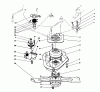 Toro 20622 - Lawnmower, 1990 (0000001-0003101) Ersatzteile BLADE BRAKE CLUTCH ASSEMBLY