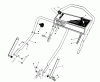 Toro 20622 - Lawnmower, 1990 (0000001-0003101) Ersatzteile HANDLE ASSEMBLY