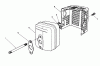 Toro 20622 - Lawnmower, 1990 (0000001-0003101) Ersatzteile MUFFLER ASSEMBLY (MODEL NO. VMJ8)