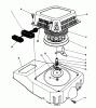 Toro 20622 - Lawnmower, 1990 (0000001-0003101) Ersatzteile RECOIL ASSEMBLY (MODEL NO. VMJ8)