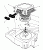 Toro 20622 - Lawnmower, 1990 (0003102-0999999) Ersatzteile RECOIL ASSEMBLY (MODEL NO. VMK9-2)