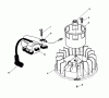 Toro 20622C - Lawnmower, 1989 (9000001-9999999) Ersatzteile MAGNETO & FLYWHEEL ASSEMBLY (MODEL NO. VMJ8)